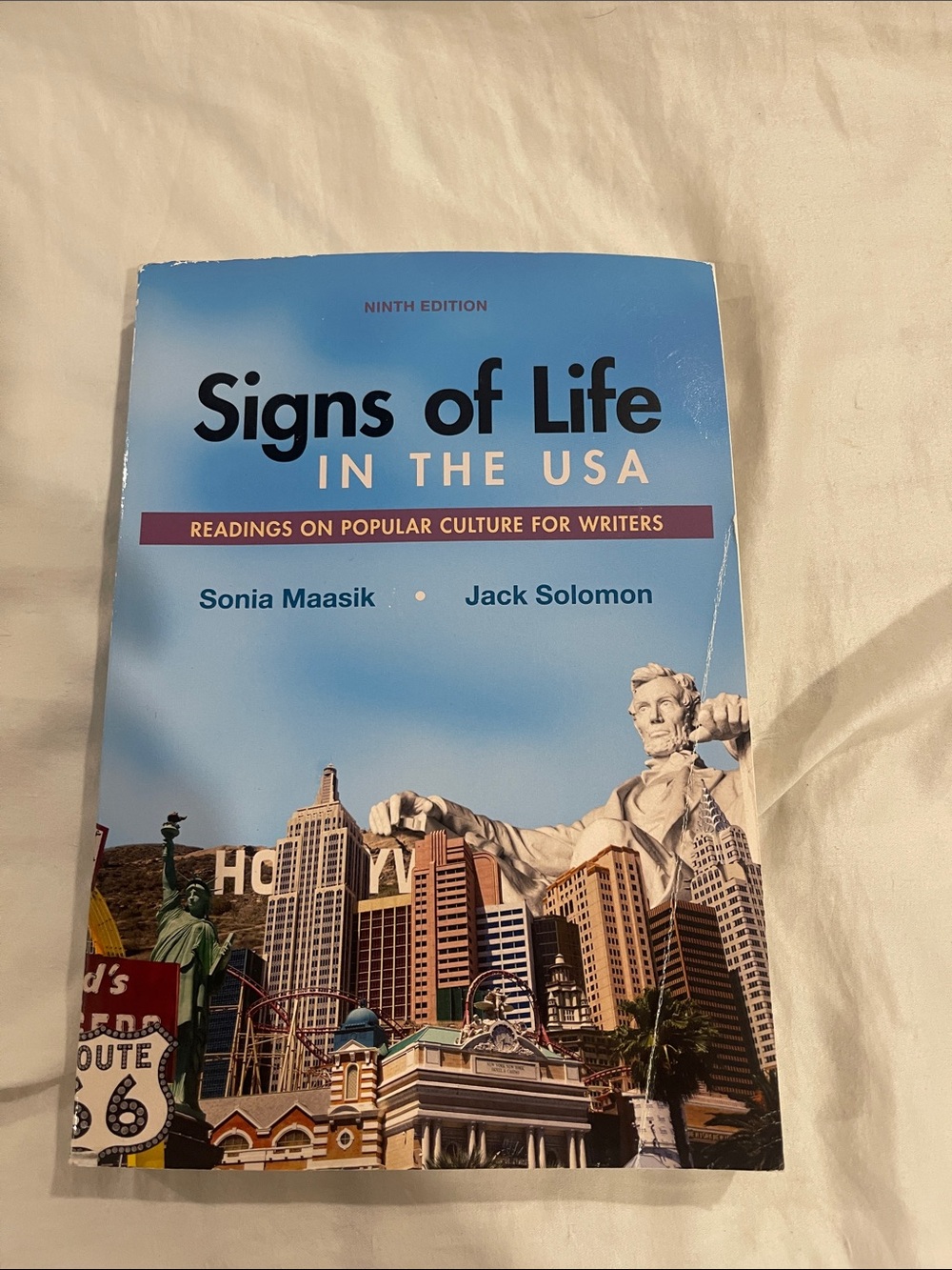 Signs of Life in the USA – Light Blue Paperback by Sonia Maasik & Jack Solomon